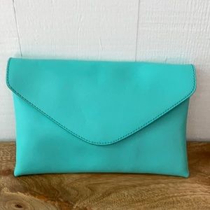 JCrew Turquoise Factory Envelope Purse